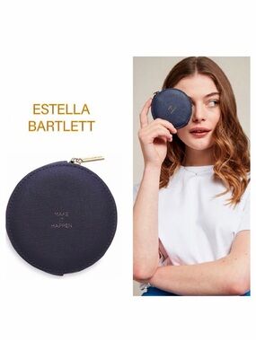 NWOT Estella Bartlett Navy Circle Coin Purse